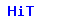 The Letter: H
Followed by The Letter: i
Followed by The Letter: T
